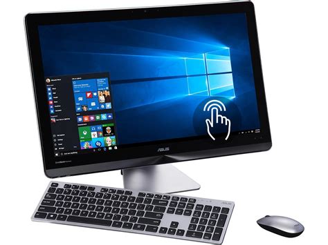 ASUS All-in-One Computer Zen AiO Series ZN240ICUT-DB51T Intel Core i5-6200U 8GB DDR4 2TB HDD 23. ...