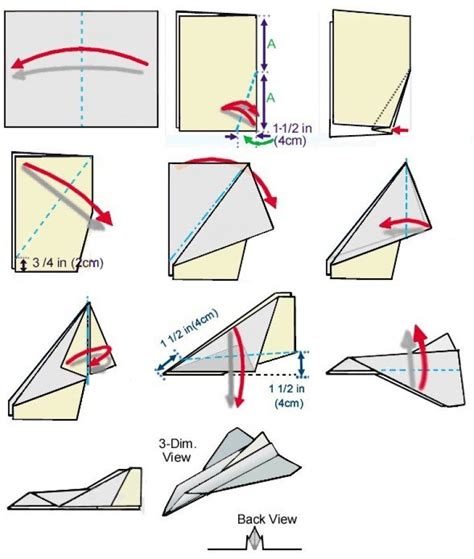 Printable Paper Airplane Instructions