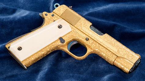 Would you own / carry / shoot this gun? Gold plated, Be a sweet BBQ gun ...