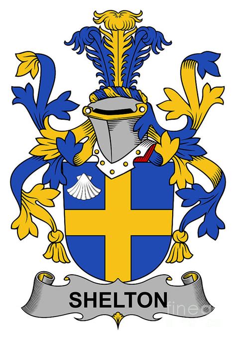 Shelton Coat of Arms Irish Digital Art by Heraldry - Fine Art America