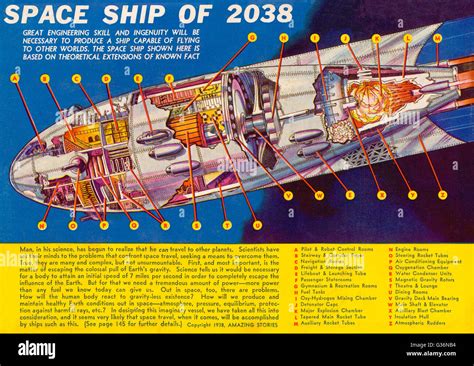 Futuristic space ship of the year 2038 Stock Photo - Alamy