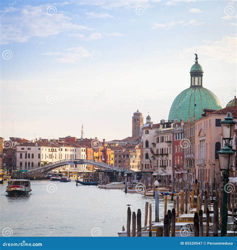 Venice canal view editorial photography. Image of venezia - 85520547