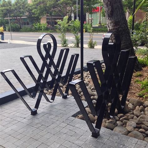 New bike racks at Ward Village! #bike #WardVillage #design - Ward Village