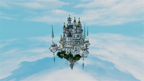 floating castle - - Yahoo Image Search Results | Minecraft castle, Minecraft, Cute minecraft houses