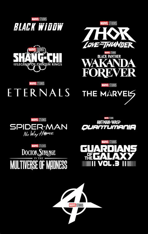 Marvel Studios Phase 4 Logos Vector by Andrewvm on DeviantArt