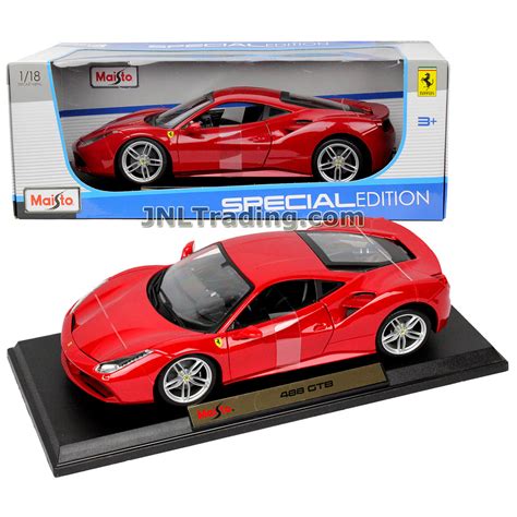 Maisto Special Edition Series 1:18 Scale Die Cast Car Set - Red High P – JNL Trading