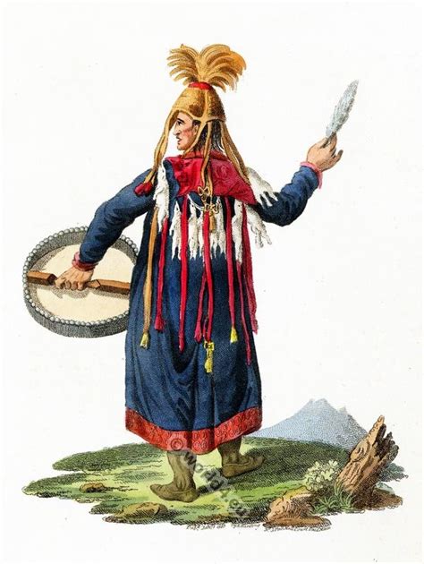 Back Figure of a Female Shaman, or Sorceress of Krasnajarsk.