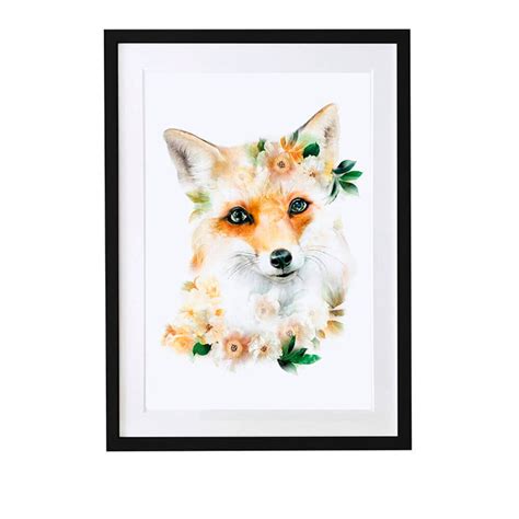 Fox Art Print - Etsy