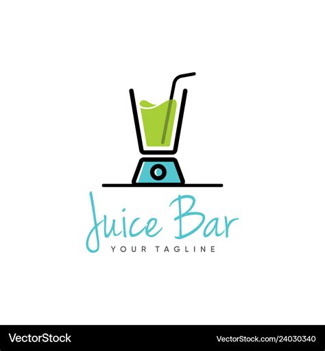 Juice logo design Royalty Free Vector Image - VectorStock