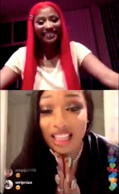 Nicki Minaj & Megan Thee Stallion Show Each Other Love On Live - That ...