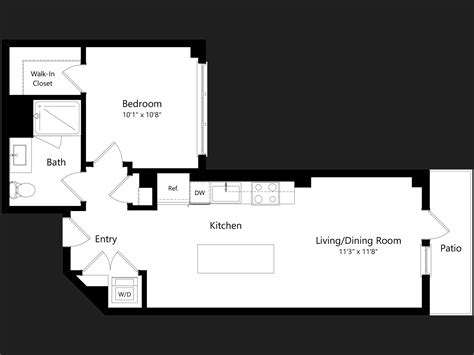 The MO Apartment 3D Floor Plans in Washington DC