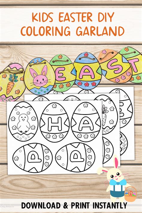 Looking for Kids Easter DIY Crafts? Let your kids color and DIY Easter ...