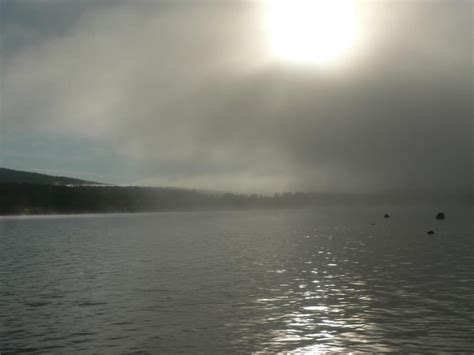 Free picture: mist, lake