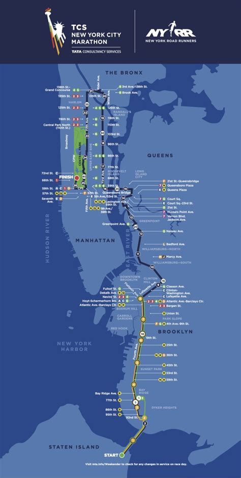 New York City Marathon Map - Camile Violetta