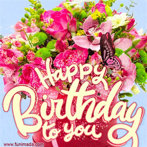 Birthday Flowers Pictures Cartoon | Best Flower Site