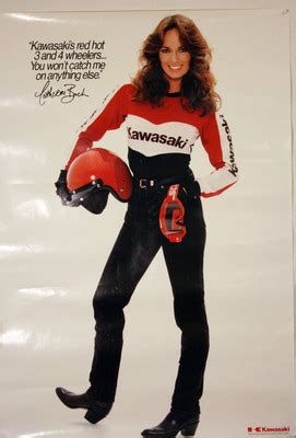 Signed Catherine Bach (DAISY DUKE!!!) Kawasaki Poster | #254008779