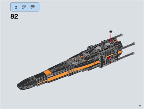 LEGO 75102 Poe's X-Wing Fighter Instructions, Star Wars - The Force Awakens