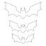 Printable Halloween Bat Stencil Cutouts - Printable JD