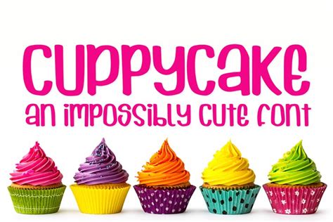 Cuppycake - an impossibly cute font (458176)