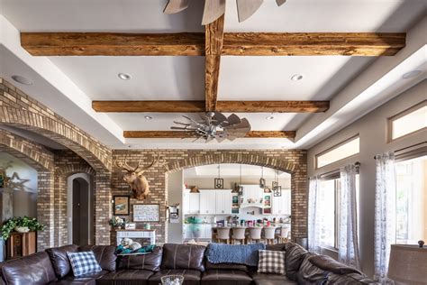 Mushroom Wood Box Beam Ceiling | Porter Barn Wood