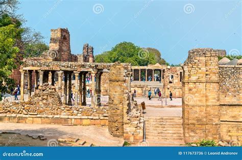 Alauddin Khilji Tomb and Madrasa at the Qutb Complex in Delhi, India Editorial Photo - Image of ...