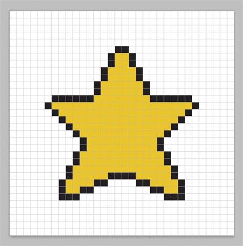 How to Make a Pixel Art Star - Mega Voxels