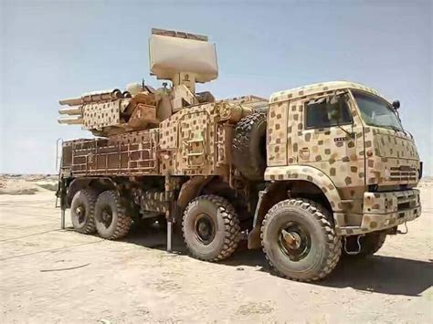 New photos apparently released by SAA showing Pantsir S1 air defense ...