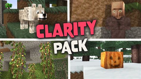 Clarity | Minecraft Texture Pack | Bedrock and Java - YouTube