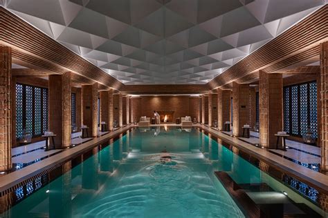 Mandarin Oriental, Marrakech Hotel – Marrakech, Morocco – Indoor Pool ...