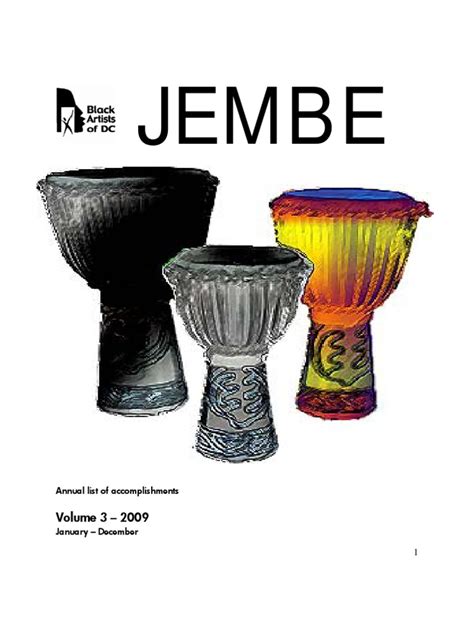 Jembe 2009 | PDF | Washington | Paintings