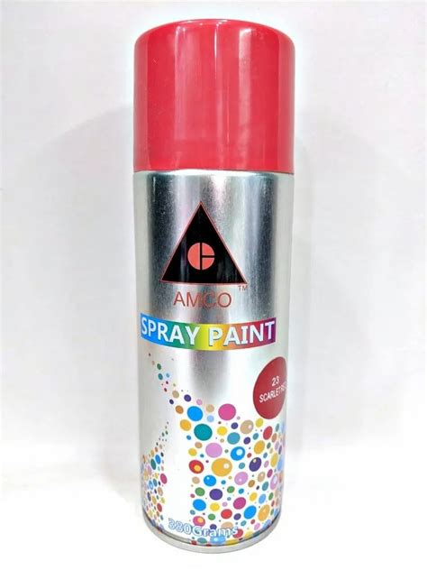 Amco SPRAY PAINT SCARLET RED AMECOL at Rs 150/bottle in Vapi | ID: 19905224497