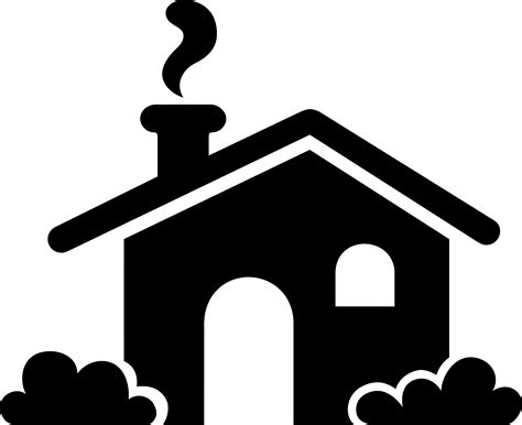 Clipart - House Icon Silhouette