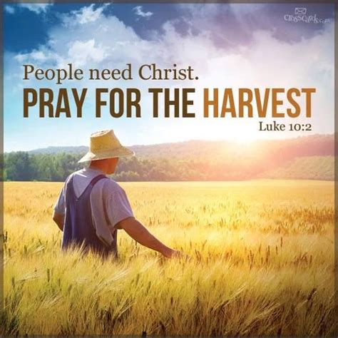 He told them, “The harvest is plentiful, but the workers are few. Ask ...