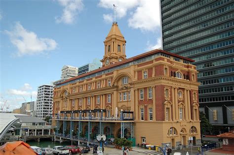 beige, brown, concrete, building, auckland, new zealand, new and old ...