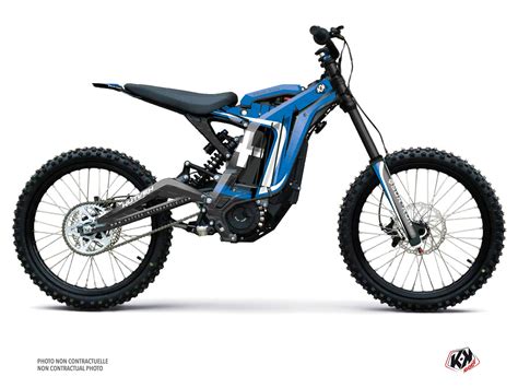 Sur-Ron Light-Bee Dirt Bike Polar Graphic Kit Blue - Kutvek Kit Graphik