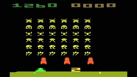 Space Invaders Atari 2600 gameplay - Jogos de Atari - YouTube