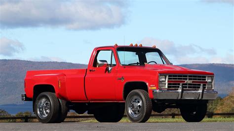 1988, Chevrolet, K30, Dually, Pickup, Truck, Red Wallpapers HD ...