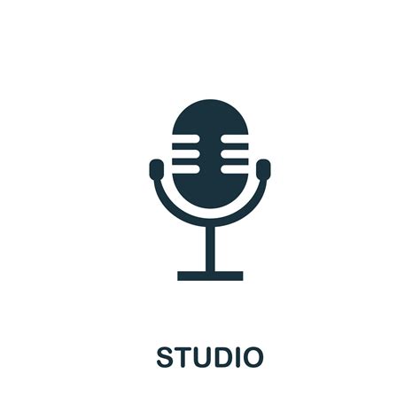 Studio icon. Simple illustration from creative package collection ...