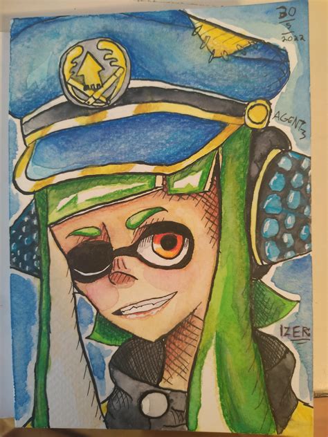 Agent 3 fanart : r/splatoon