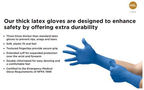 Ansell MICROFLEX® SafeGrip® SG-375 Latex Gloves, Powder-Free, Beaded ...