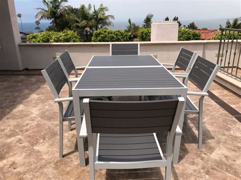 Ikea Outdoor Furniture Table With (6) Chairs Själland 61L X 35W X 29H