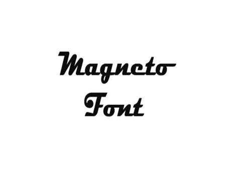 Magneto Font Free Download - Fonts Empire