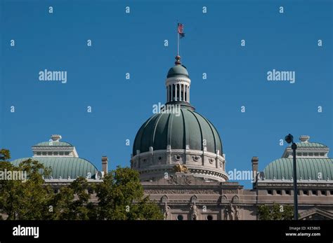 Indiana State Capital Building / Dome , Indianapolis, Indiana USA Stock Photo - Alamy