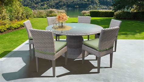 Round Outdoor Dining Table And Chairs For 6 ~ Dining Table Outdoor ...