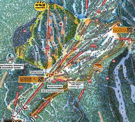 Northstar Ski Resort Map