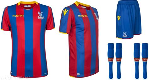 Crystal Palace FC 2017/18 Macron Home Kit - FOOTBALL FASHION