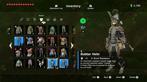 Zelda BotW Guide: Getting the full rubber set - Millenium