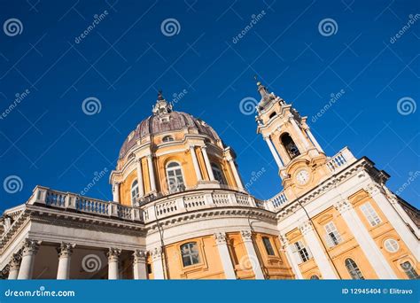 Basilica of Superga stock photo. Image of architecture - 12945404