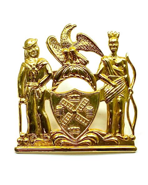 Vintage NYPD Hat Pin Crest