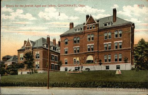 Home for the Jewish Aged and Infirm Cincinnati, OH Postcard